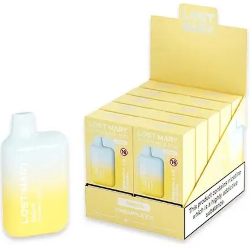LOST MARY - BM600 NICOTINE VAPER 2% DISPOSABLE PINEAPPLE ICE - slika 2