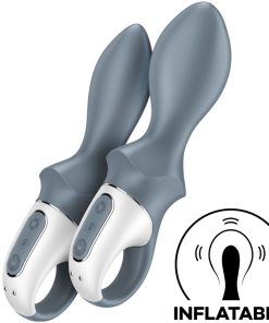 Alternative view of SATISFYER - AIR PUMP BOOTY 1 ANAL INFLATABLE VIBRATOR GREY
