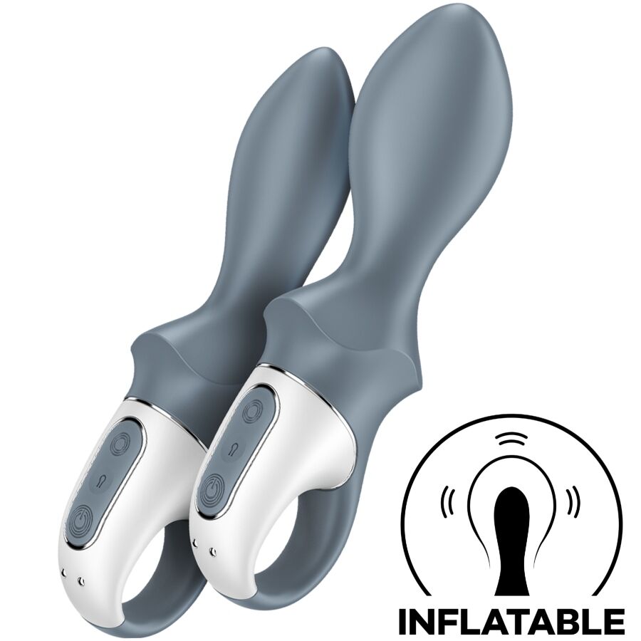 SATISFYER - AIR PUMP BOOTY 1 ANAL INFLATABLE VIBRATOR GREY - slika 2