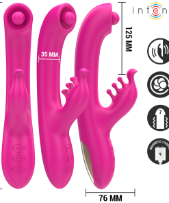 INTENSE - CHRISTINA MULTIFUNCTION RABBIT VIBRATOR 22.5 CM PINK - slika 3