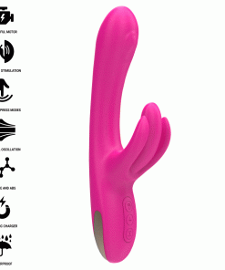 Alternative view of INTENSE - BRITNEY MULTIFUNCTION RABBIT VIBRATOR 23 CM PINK