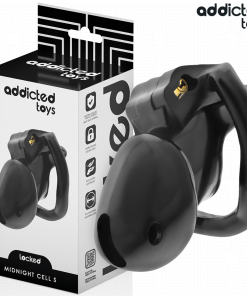 ADDICTED TOYS LOCKED - MINDNIGHT CELL PENIS CAGE SIZE S 4.8 CM