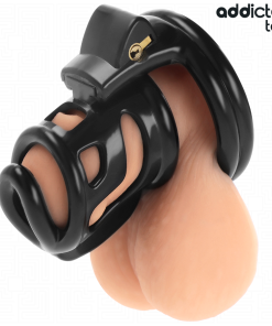 ADDICTED TOYS LOCKED - GILDEN CAGE SILICONE PENIS CAGE 8.5 CM - slika 3