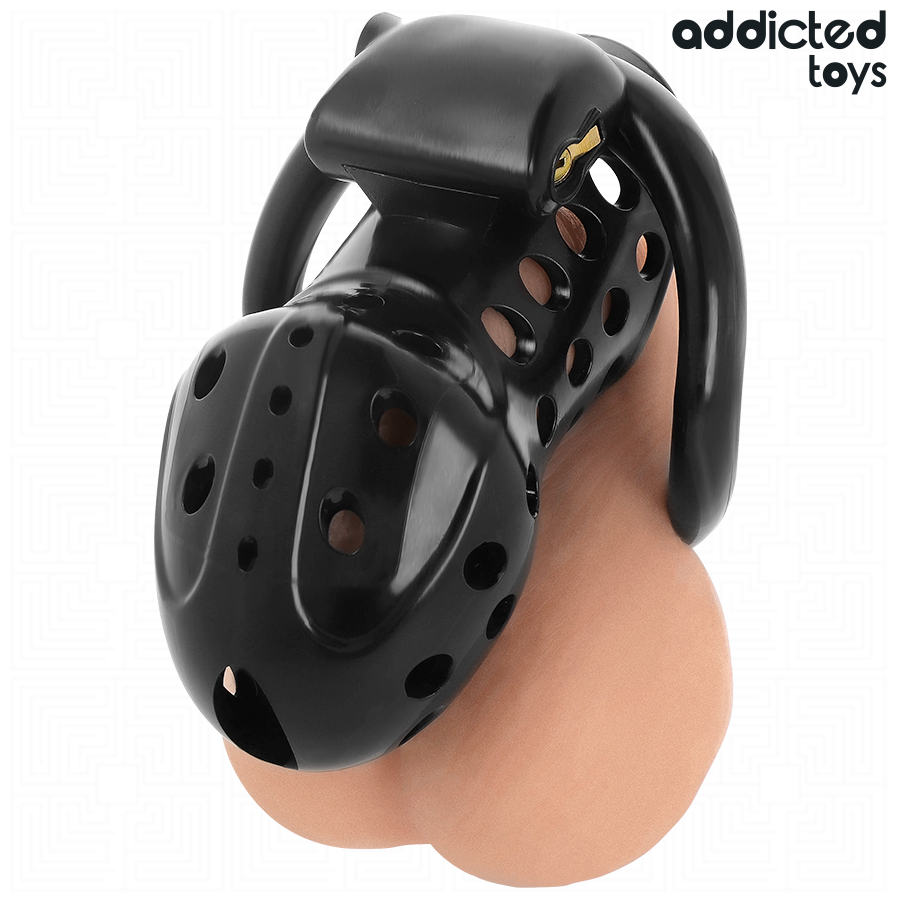 ADDICTED TOYS LOCKED - CHAINED HOLLOW PENIS CAGE 10.5 CM - slika 3