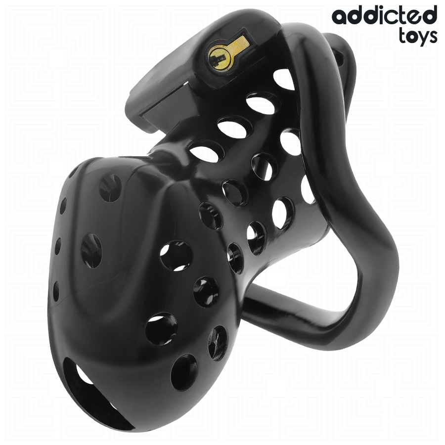 ADDICTED TOYS LOCKED - CHAINED HOLLOW PENIS CAGE 10.5 CM - slika 2