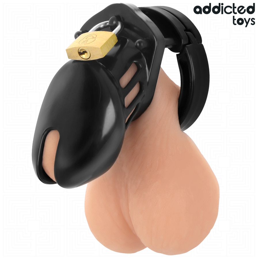 ADDICTED TOYS LOCKED - OBSIDIAN HOLD PENIS CAGE SIZE S - slika 3