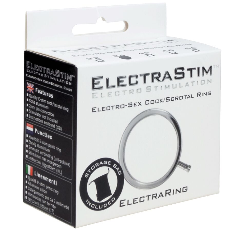 ELECTRASTIM - ELECTRARINGS METAL PENIS RING 32 MM - slika 3