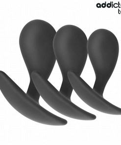 Alternative view of ADDICTED TOYS - SET OF 3 ANAL PLUG SILICONE MODEL 3