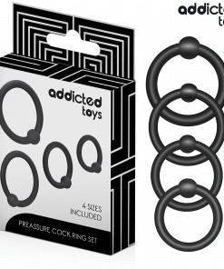 ADDICTED TOYS - SET OF PRESSURE SILICONE RINGS
