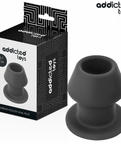 ADDICTED TOYS - EXTREME HOLLOW ANAL PLUG SILICONE SIZE M 8.7 CM