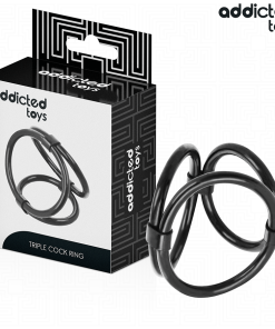 ADDICTED TOYS - TRIPLE PENIS RING