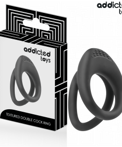 ADDICTED TOYS - DOUBLE TEXTURED PENIS RING