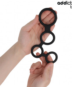 Alternative view of ADDICTED TOYS - PENIS RING WITH DIVIDERS FOR TESTICLES