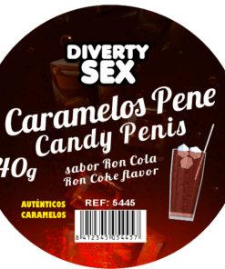 Alternative view of DIABLO PICANTE - 20 PENIS-SHAPED CANDIES WITH GIN TONIC FLAVOR
