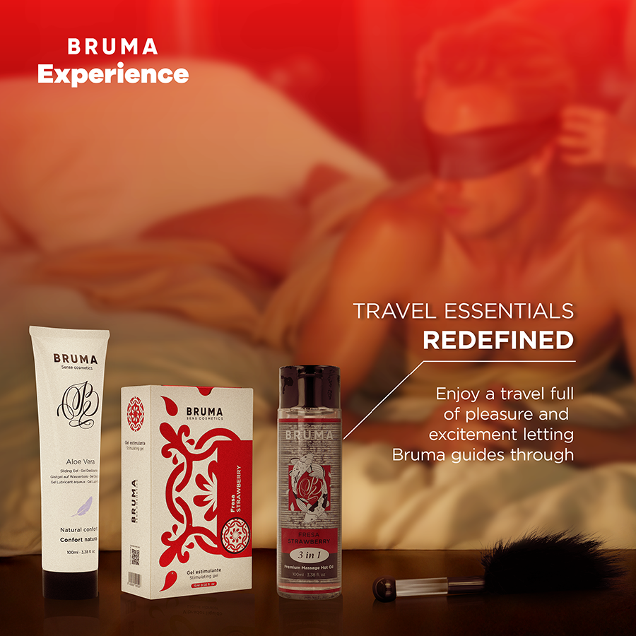 BRUMA XPERIENCE - SWEET STRAWBERRY TEMPTATION KIT WITH ORGASM ENHANCER - slika 3