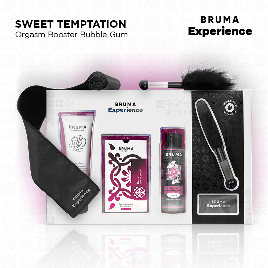 BRUMA XPERIENCE - SWEET GUM TEMPTATION KIT WITH ORGASM ENHANCER - slika 2