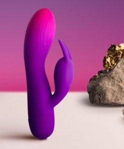 ROCKS- OFF - GLO- GIRL PURPLE RABBIT VIBRATOR - slika 3