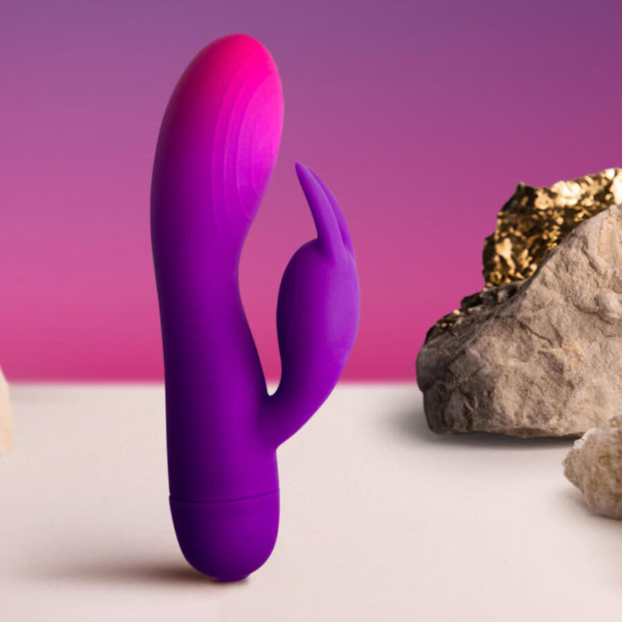 ROCKS- OFF - GLO- GIRL PURPLE RABBIT VIBRATOR - slika 3