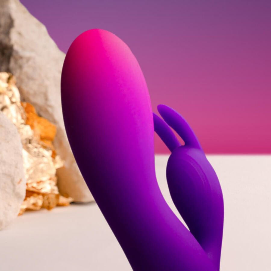 ROCKS- OFF - GLO- GIRL PURPLE RABBIT VIBRATOR - slika 2