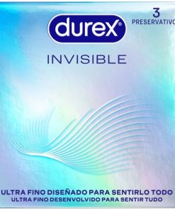DUREX - ULTRA THIN INVISIBLE CONDOMS 3 UNITS