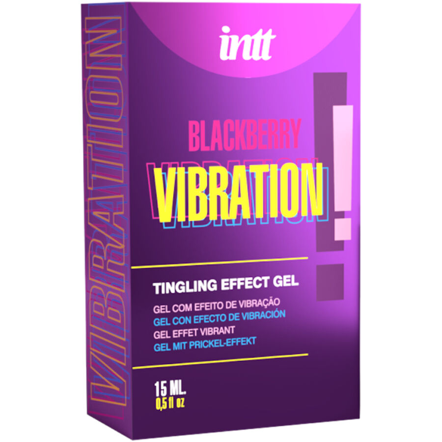 INTT RELEASES - LIQUID VIBRATING GEL BLACKBERRY FLAVOR 15 ML - slika 2