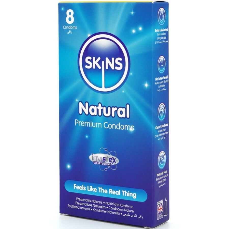 SKINS - NATURAL PREMIUM CONDOMS PACK 8 - slika 2