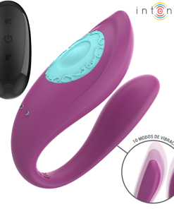 Alternative view of INTENSE - ANNIE U-SHAPED VIBRATOR AND STIMULATOR PURPLE REMOTE CONTROL