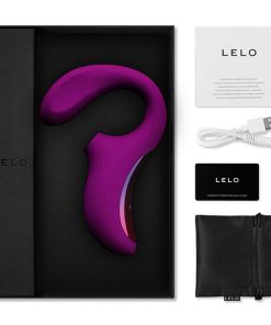 LELO - ENIGMA DOUBLE SUCTION STIMULATION PURPLE MASSAGER - slika 3