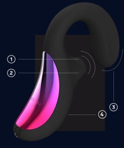 LELO - ENIGMA CRUISE DOUBLE STIMULATION SONIC MASSAGER BLACK - slika 3