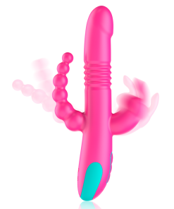 HAPPY LOKY - DONALD TRIPLE STIMULATION: ANAL, G-SPOT & CLITORIS + WATCHME REMOTE CONTROL - slika 3