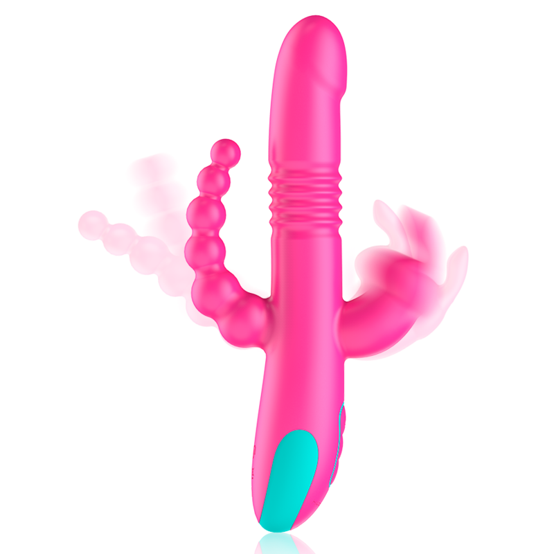 HAPPY LOKY - DONALD TRIPLE STIMULATION: ANAL, G-SPOT & CLITORIS + WATCHME REMOTE CONTROL - slika 3