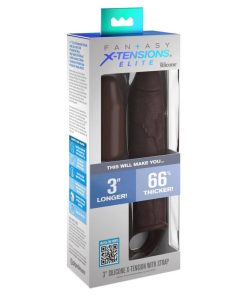 FANTASY X- TENSIONS - PIPEDREAMS EXTENSION W STRAP 17,78 CM BROWN - slika 3