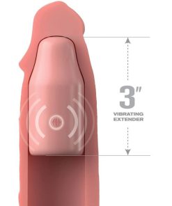 FANTASY X- TENSIONS - PIPEDREAMS SLEEVE 22,86 CM + 7,62 CM PLUG REMOTE SKIN - slika 2
