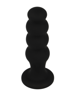 BLACK&SILVER - SCOTT PREMIUM SILICONE ANAL PLUG BLACK - slika 3