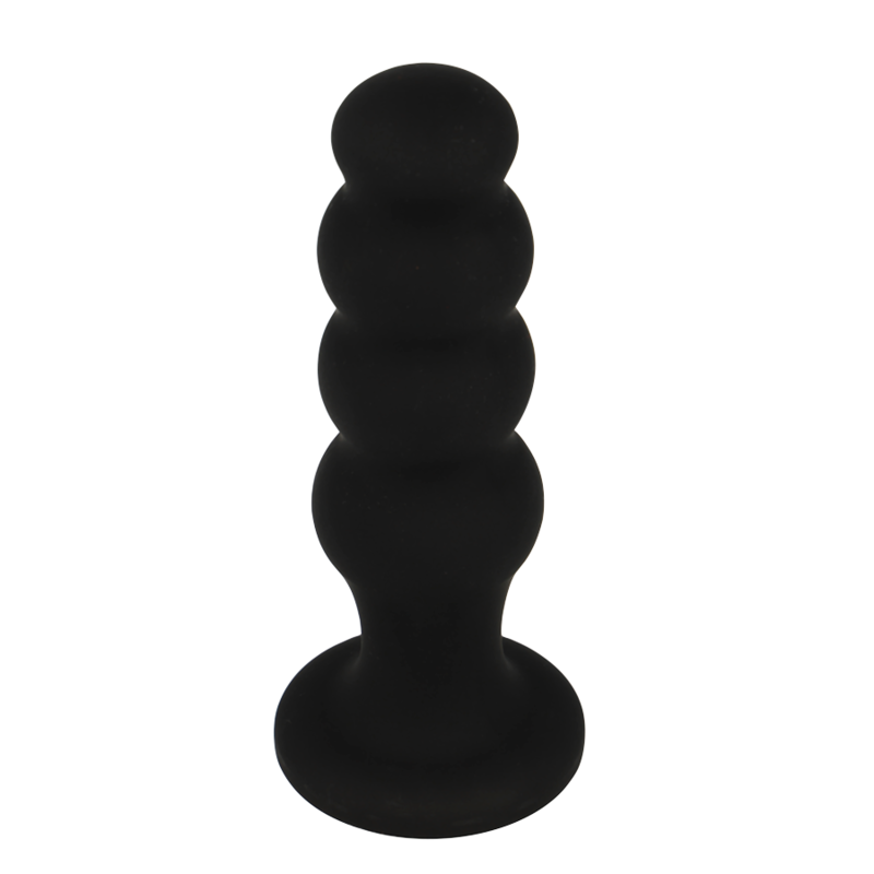 BLACK&SILVER - SCOTT PREMIUM SILICONE ANAL PLUG BLACK - slika 3