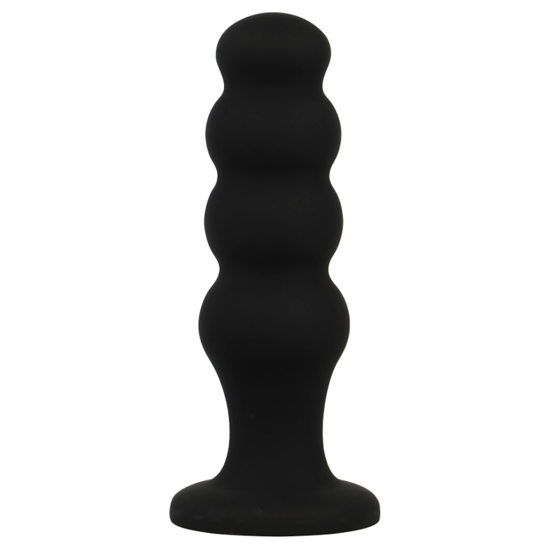 BLACK&SILVER - SCOTT PREMIUM SILICONE ANAL PLUG BLACK - slika 2
