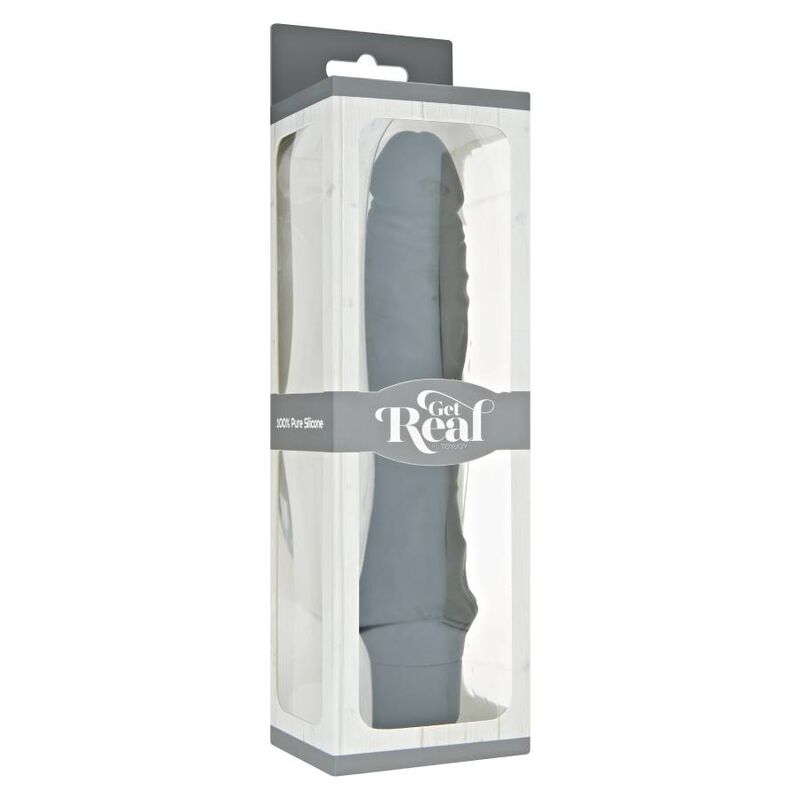 GET REAL - CLASSIC LARGE BLACK VIBRATOR - slika 3