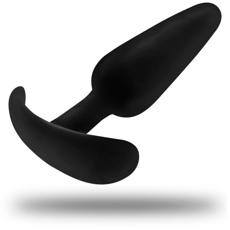 BLACK&SILVER - KAEL SILICONE ANAL PLUG WITH MEDIUM HANDLE - slika 2