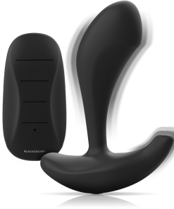 BLACK&SILVER - DWAYNE ANAL PLUG SILICONE REMOTE CONTROL - slika 3