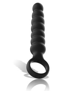 Alternative view of BLACK&SILVER - BOB POWERFUL SILICONE ANAL DILATOR