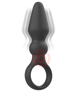 BLACK&SILVER - OZZY POWERFUL SILICONE ANAL PLUG - slika 3