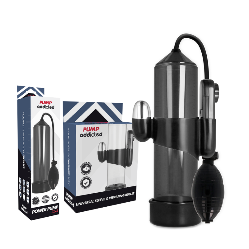 PUMP ADDICTED - RX3 BLACK VIBRATOR - slika 2