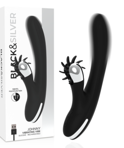 BLACK&SILVER - BUNNY JOHNNY VIBRATING VIBE