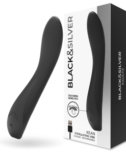 BLACK&SILVER - KEAN VIBRATOR TOUCH CONTROL