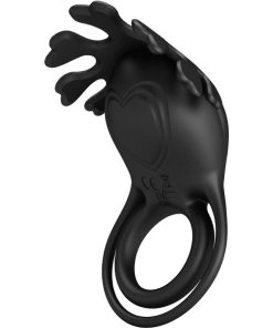 PRETTY LOVE - RUBEN VIBRATOR RING 7 VIBRATIONS BLACK SILICONE - slika 2