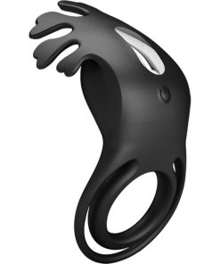 PRETTY LOVE - RUBEN VIBRATOR RING 7 VIBRATIONS BLACK SILICONE - slika 3