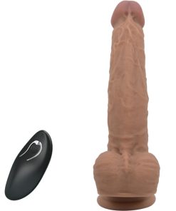 PRETTY LOVE - JONATHAN SILICONE DILDO 3 VIBRATIONS + 3 INSERTION MEASUREMENTS REMOTE CONTROL 21 CM - slika 3