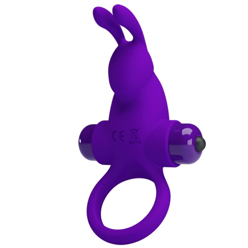 PRETTY LOVE - VIBRATOR RING I RABBIT FOR PURPLE PENIS - slika 2