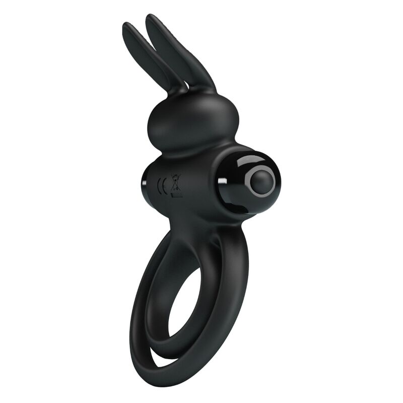 PRETTY LOVE - VIBRATOR III RABBIT RING FOR BLACK PENIS - slika 3