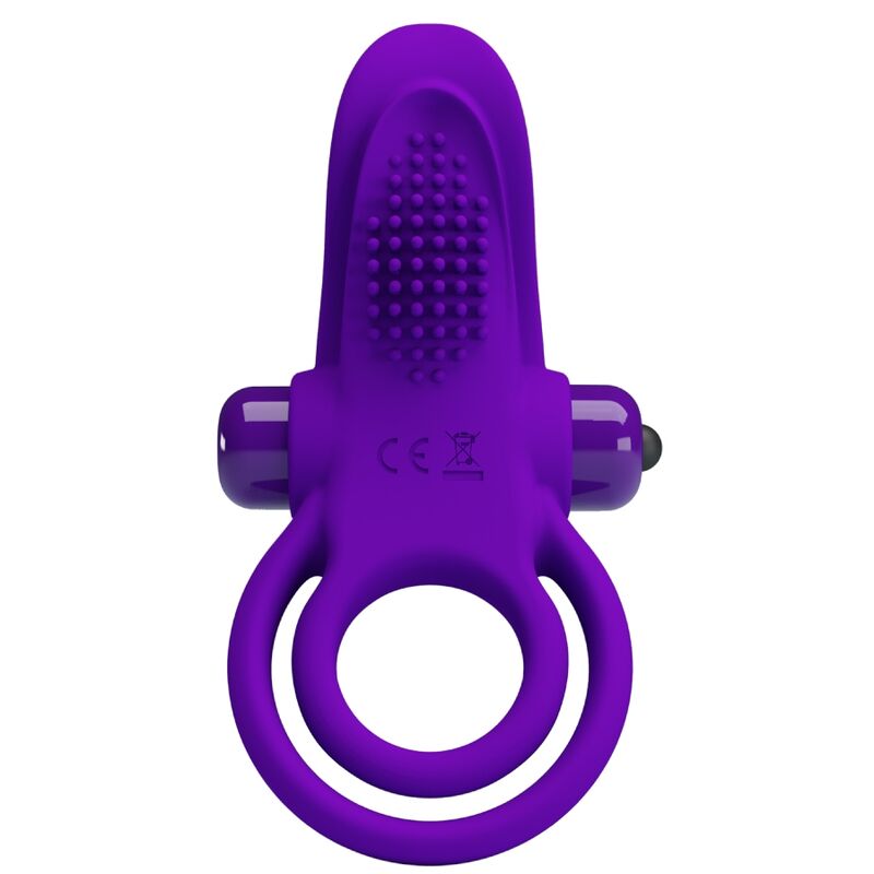 PRETTY LOVE - PURPLE VIBRATING PENIS RING - slika 2
